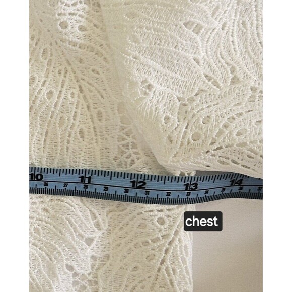 OshKosh Genuine Kid Toddler Girls Lace Swimsuit Cover Up Almond Cream Size 3T - Picture 10 of 11